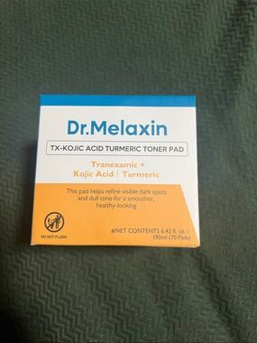 Dr. Melaxin TX-Kojic Acid Turmeric Toner Pads - White & Orange